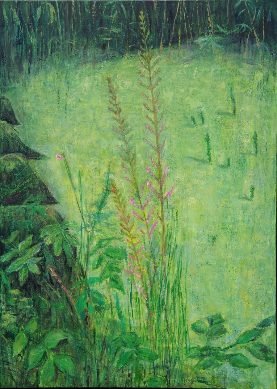 Study in Green (Pond) by Ruth Addinall