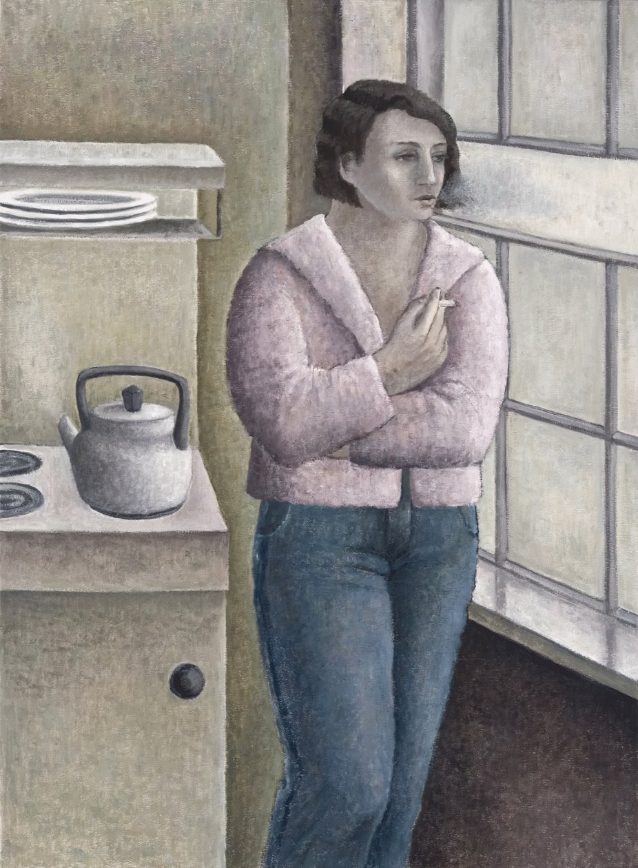 Woman Smoking by Ruth Addinall