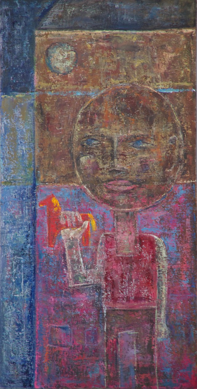 Child with Toy by Ruth Addinall