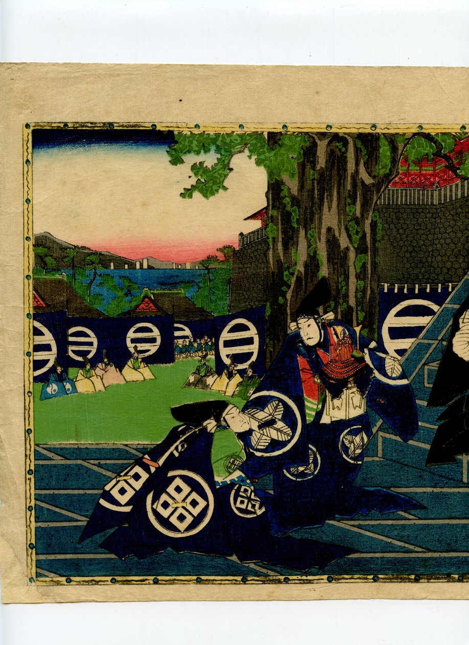 Scene from the Chushingura by Sadanobu Hasegawa