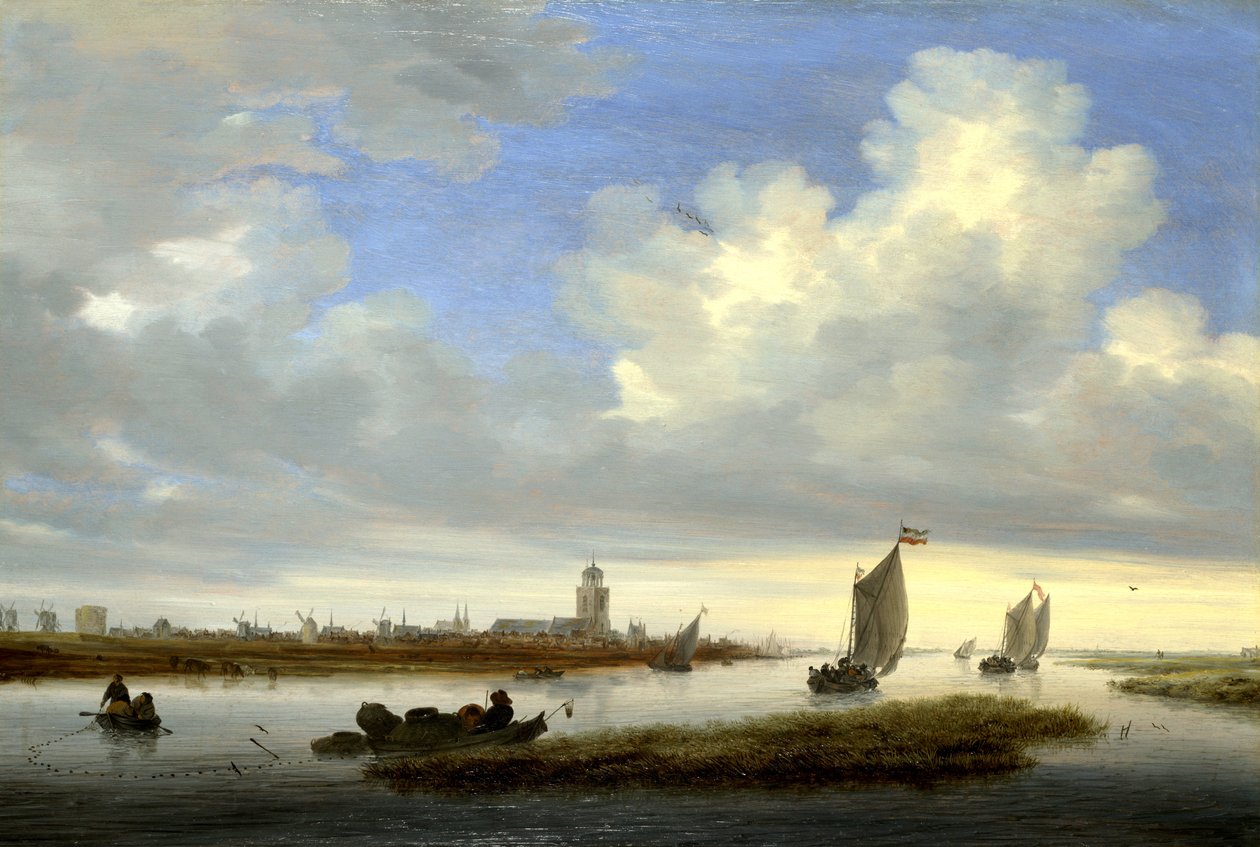 View of Deventer Seen from the North-West by Salomon van Ruisdael or Ruysdael