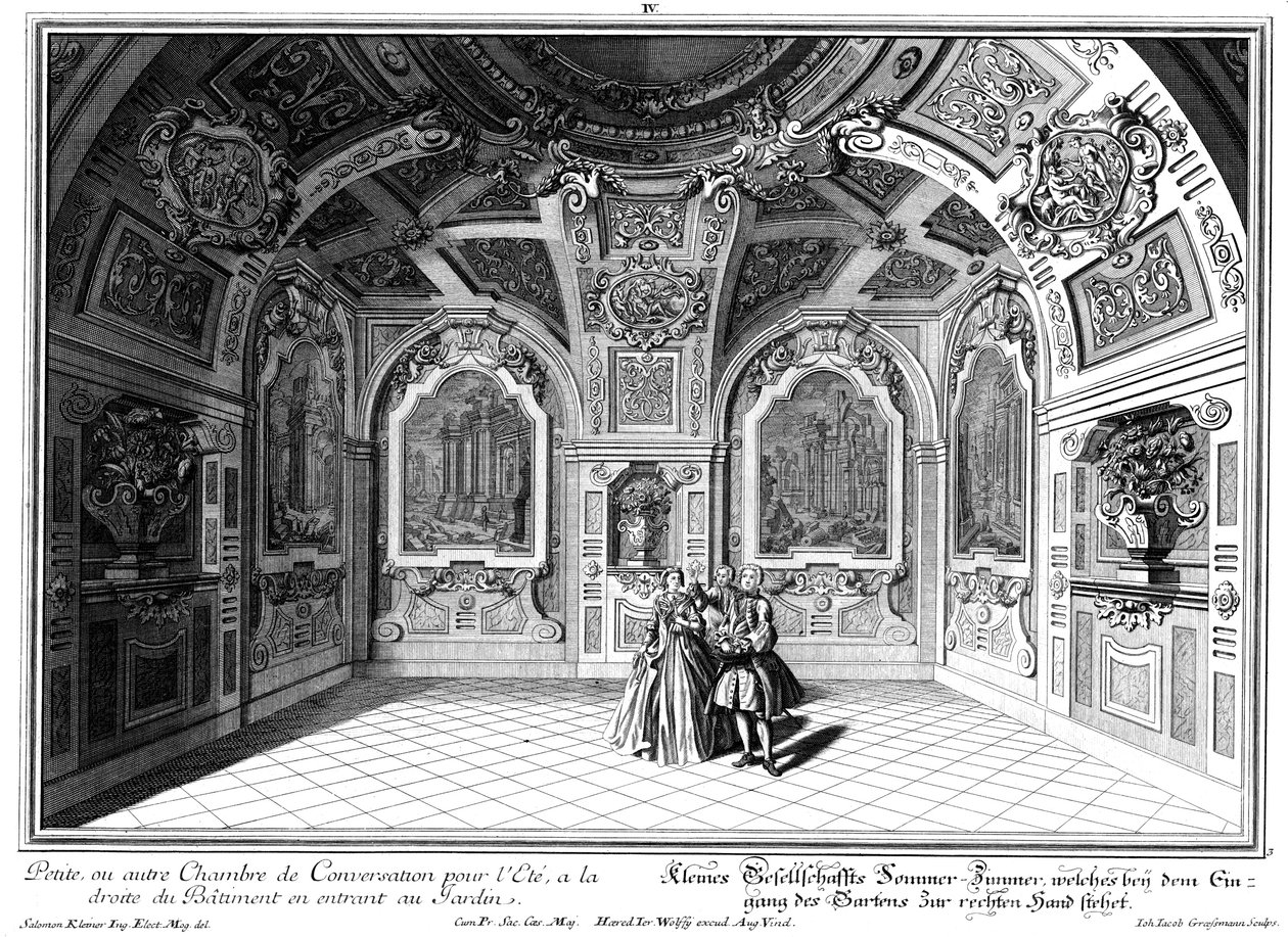 Small Parlor in the East Wing by Salomon Kleiner