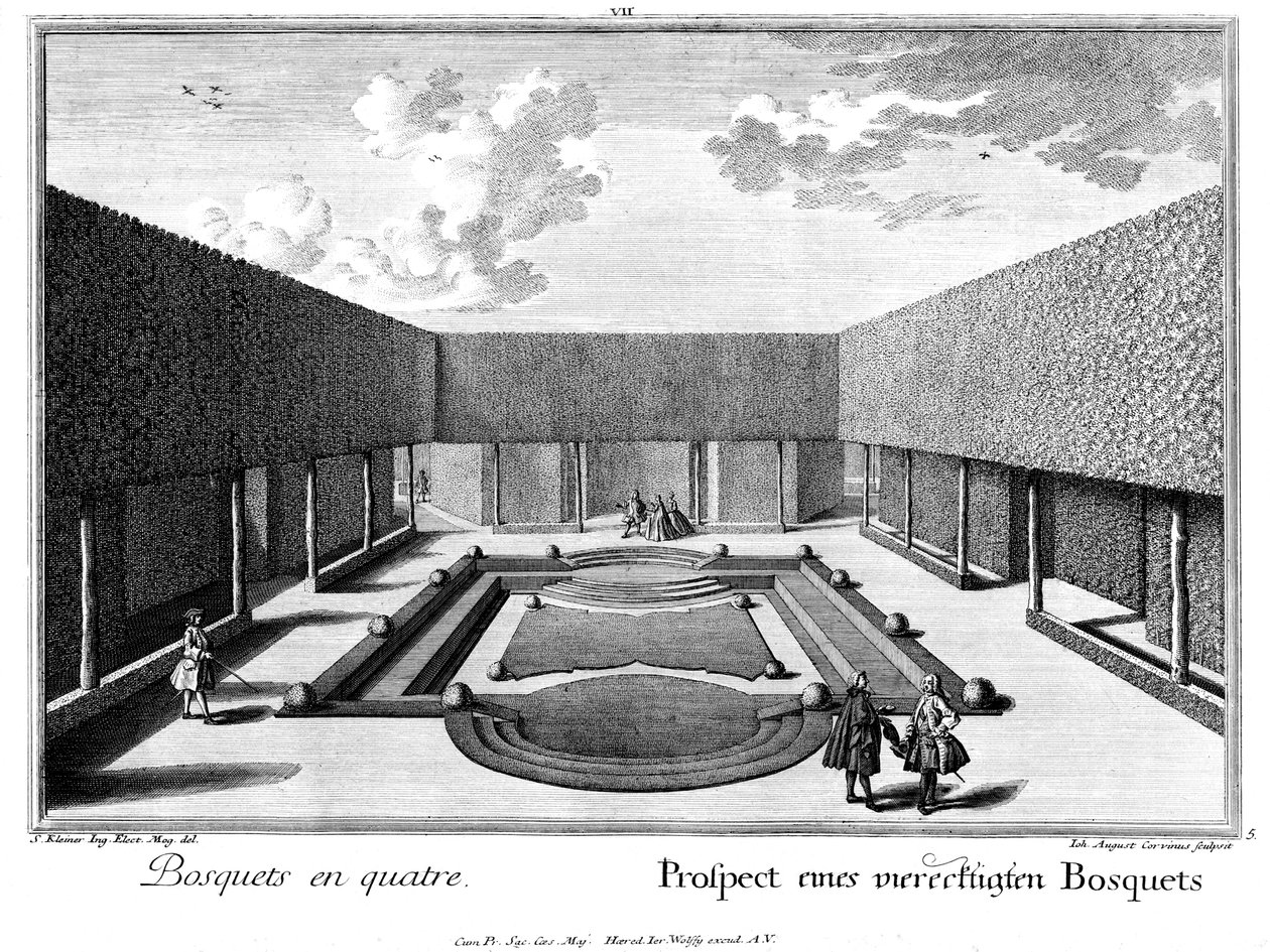 Prospect of a Rectangular Bosquet by Salomon Kleiner