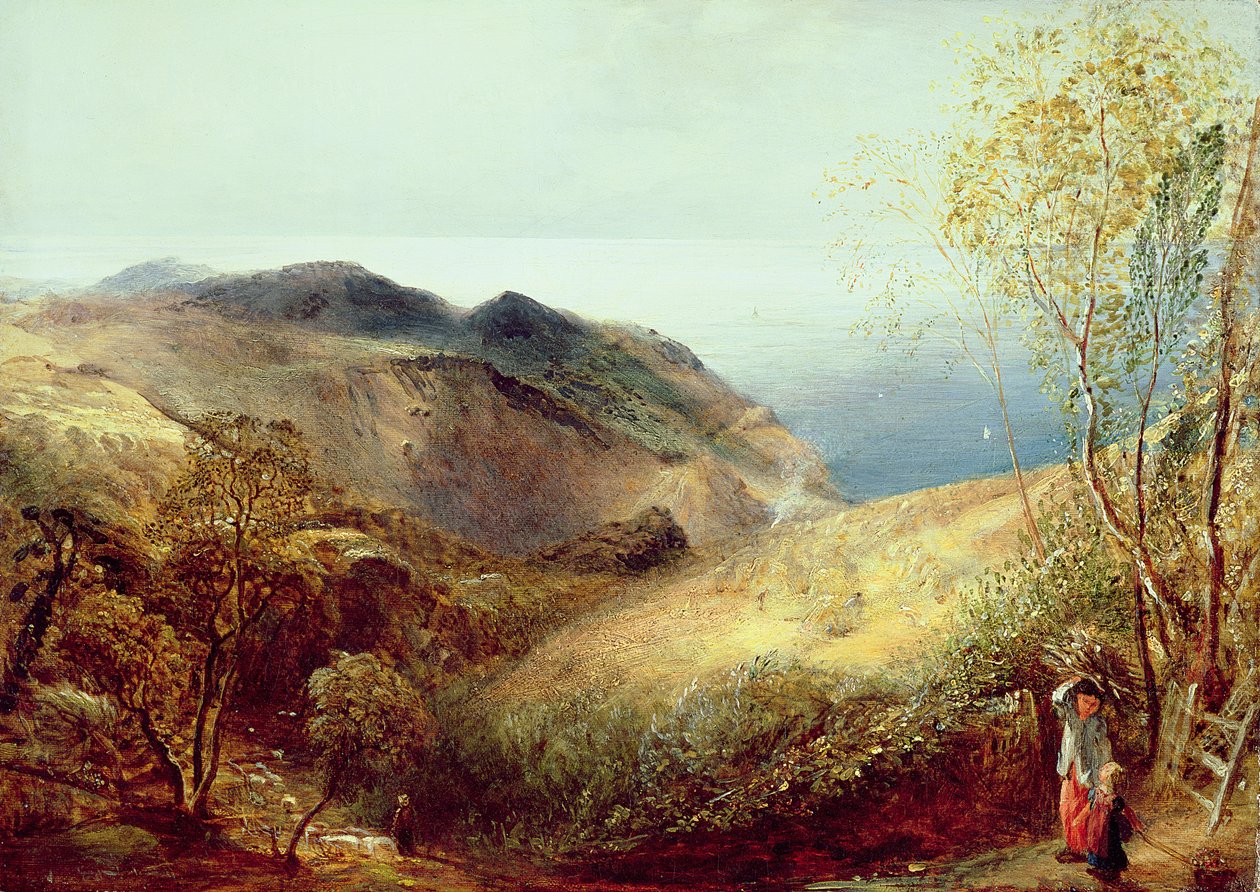 On Chalden Down, Dorset, c.1834-35 by Samuel Palmer