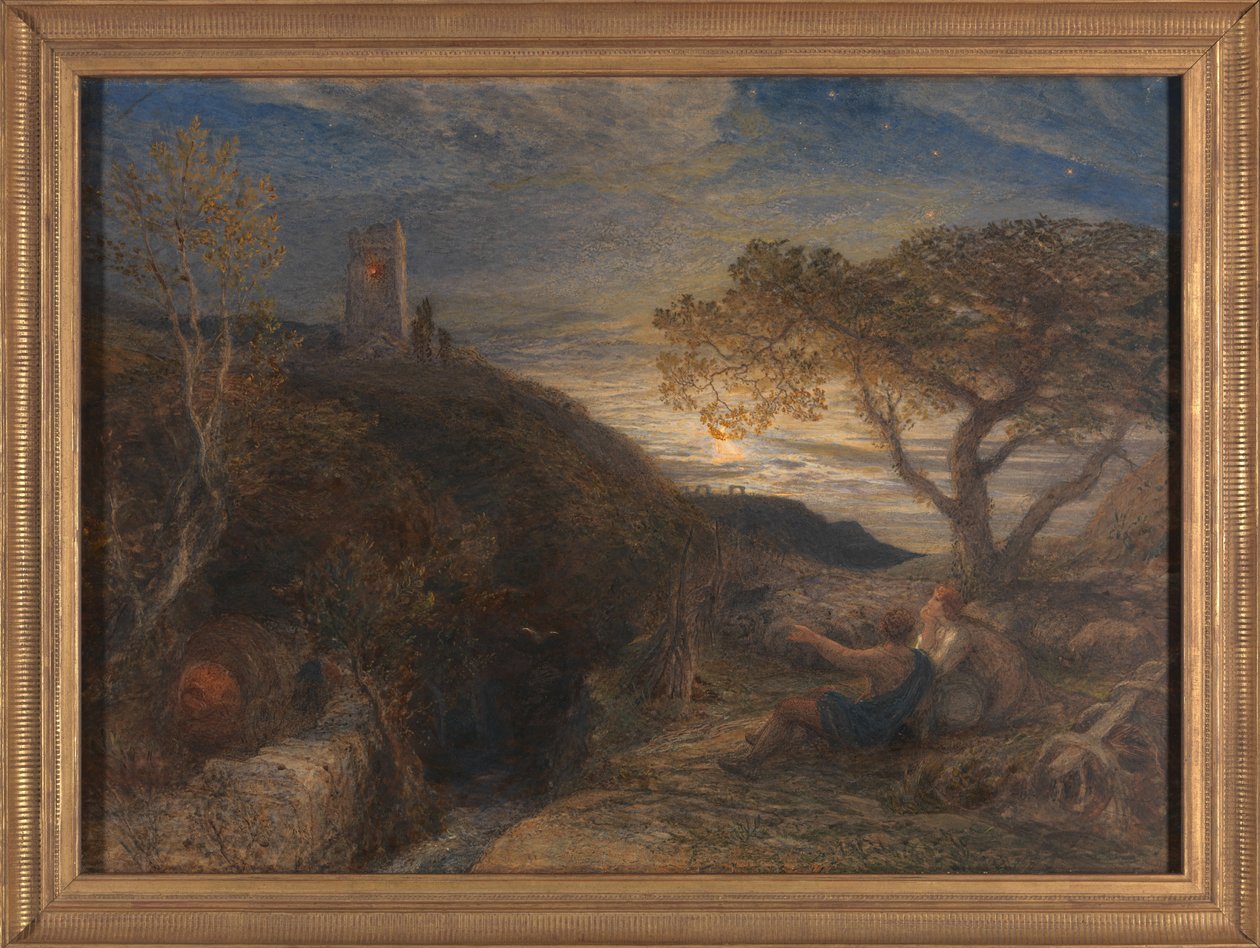 The Lonely Tower by Samuel Palmer