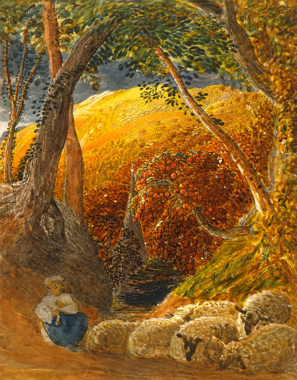 The Magic Apple Tree by Samuel Palmer