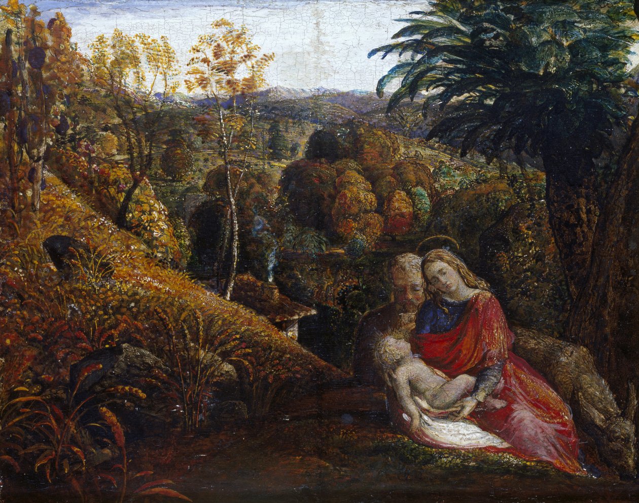 The Rest on the Flight into Egypt by Samuel Palmer