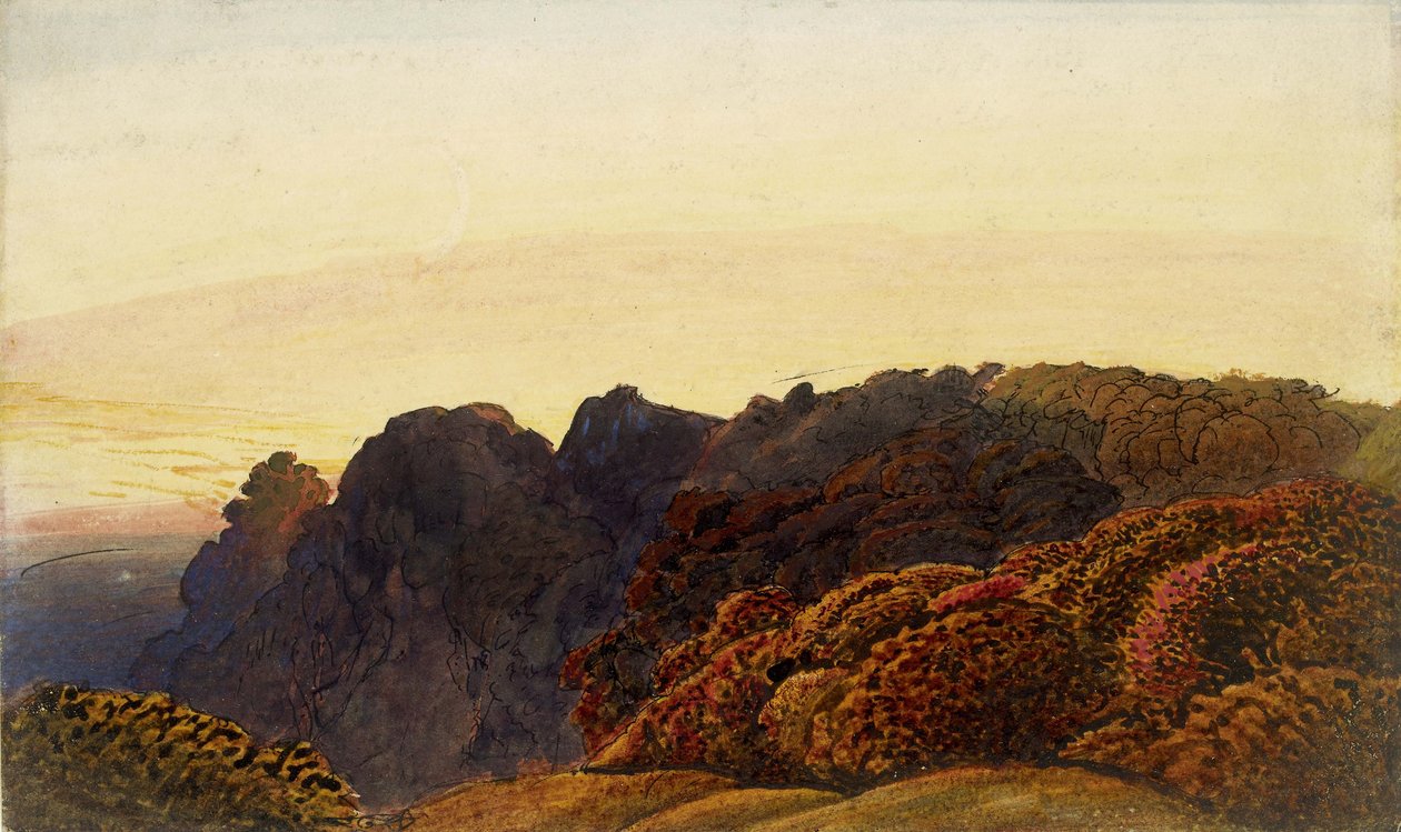 Yellow Twilight by Samuel Palmer
