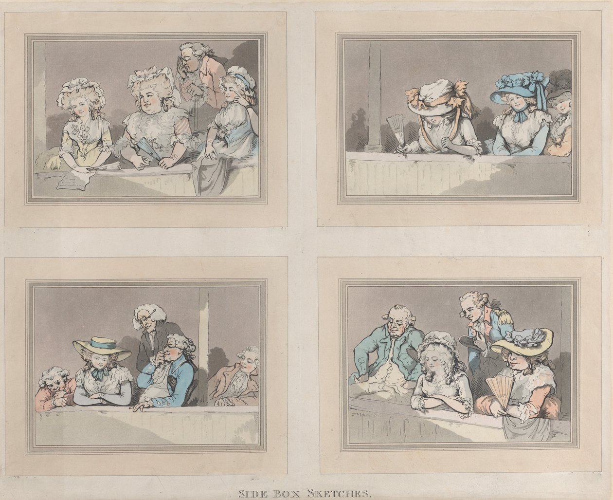 Side Box Sketches by Samuel Alken