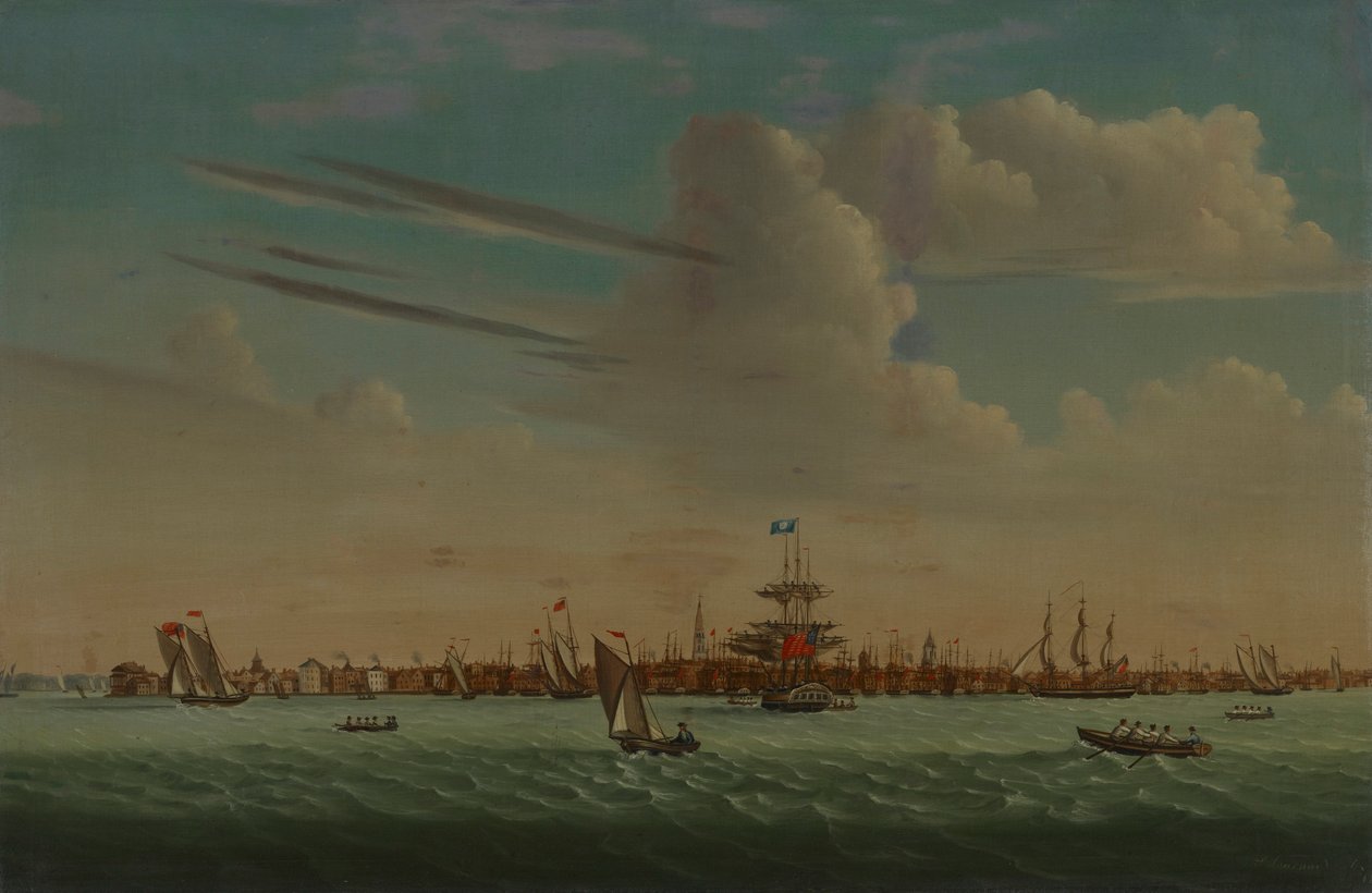 View of Charleston by Samuel Barnard