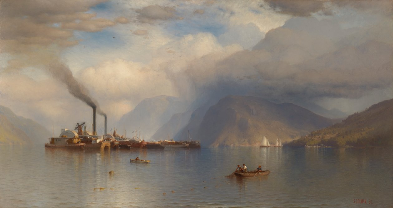 Storm King on the Hudson by Samuel Colman