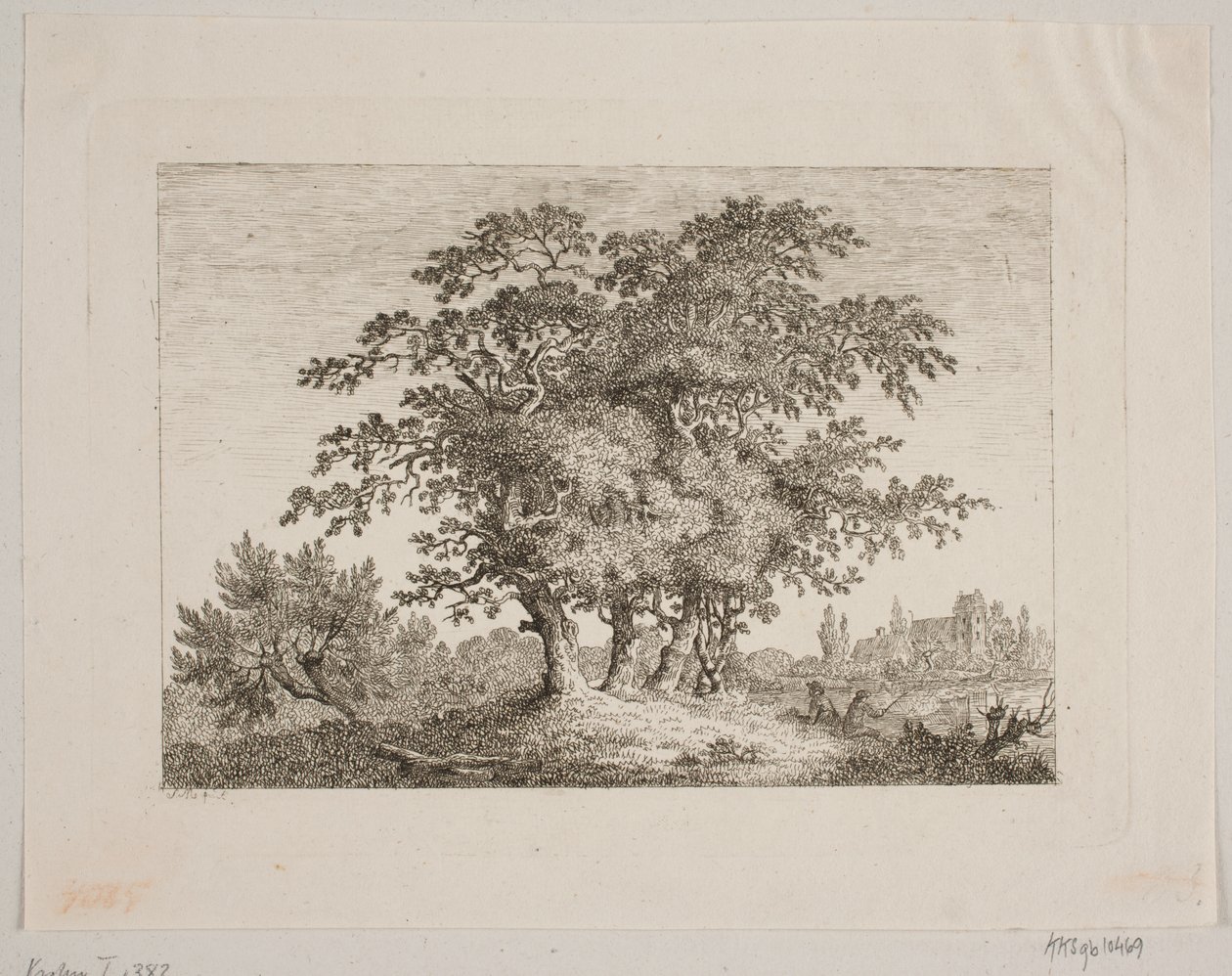 Landscape with Oak Trees by Samuel Mygind