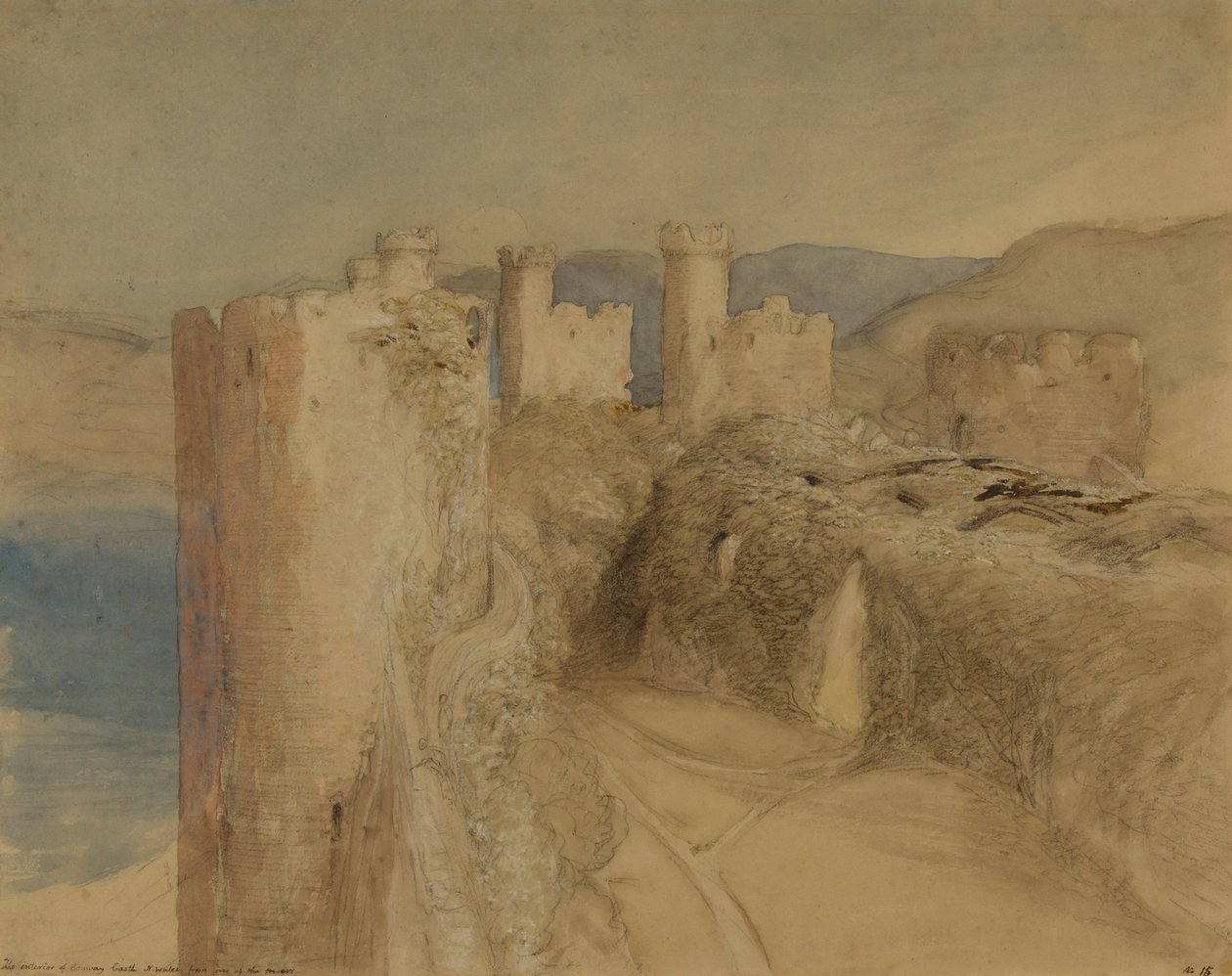 Conway Castle by Samuel Palmer