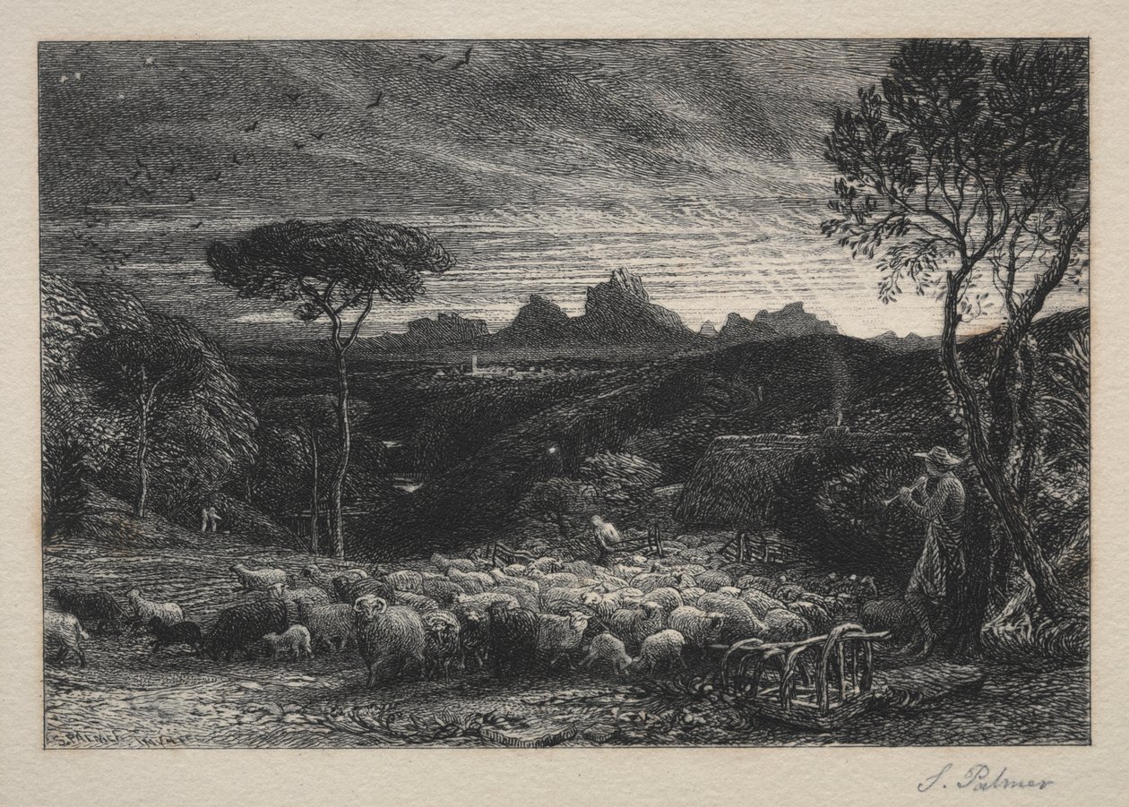 Opening the Fold by Samuel Palmer