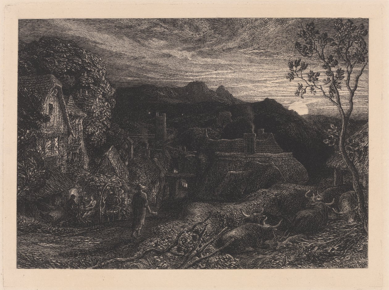 The Bellman by Samuel Palmer