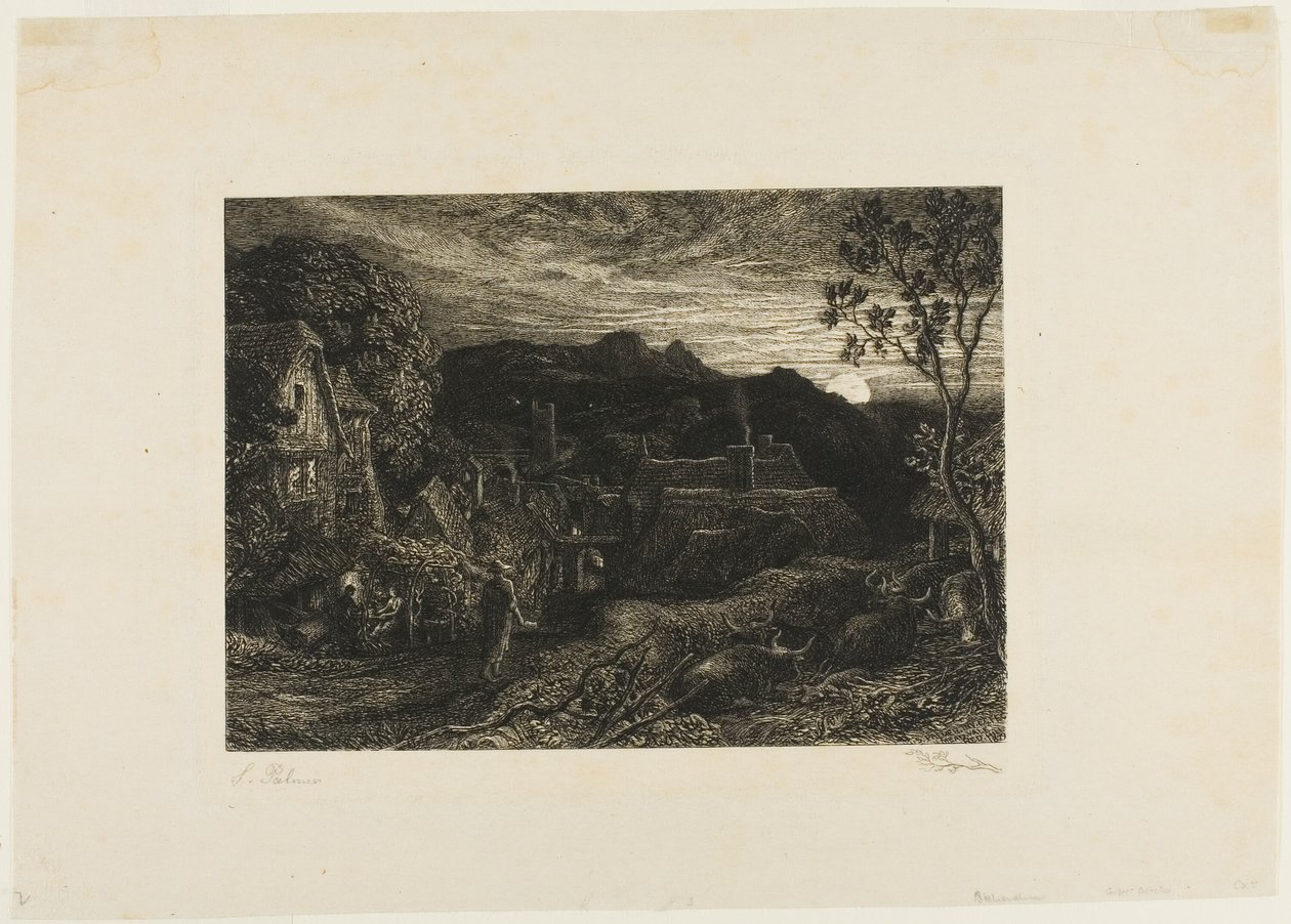 The Bellman by Samuel Palmer