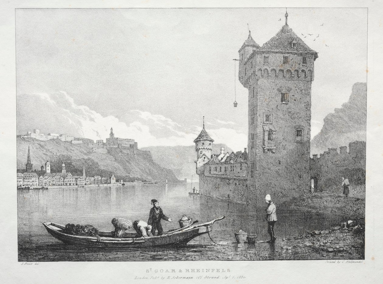 St. Goar and Rheinfels by Samuel Prout