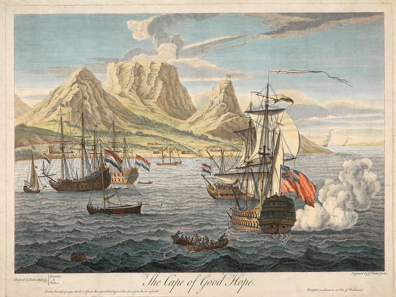 The Cape of Good Hope, pub. c1731 by Samuel Scott