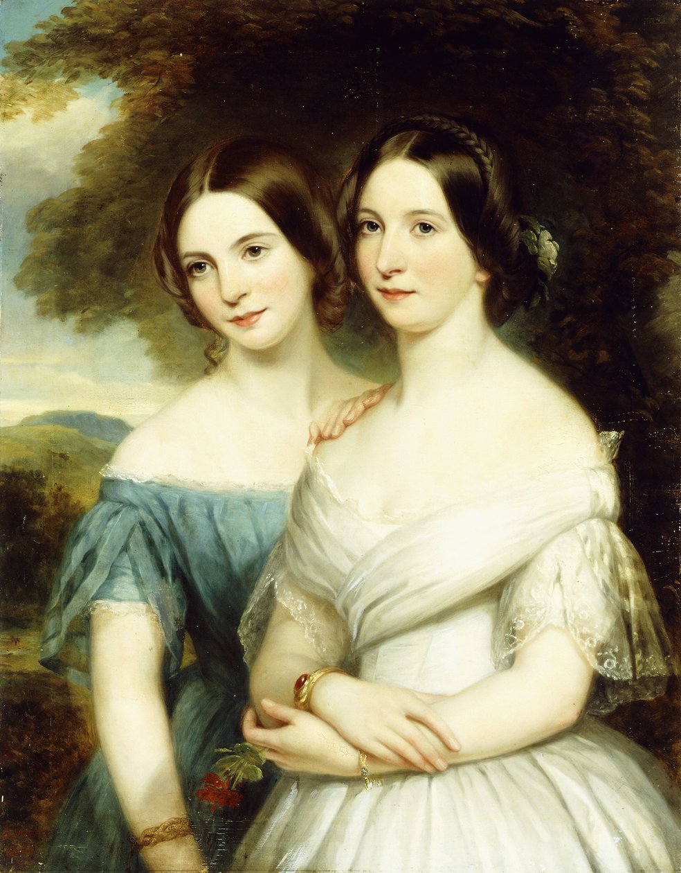 Portrait of Two Sisters by Samuel West