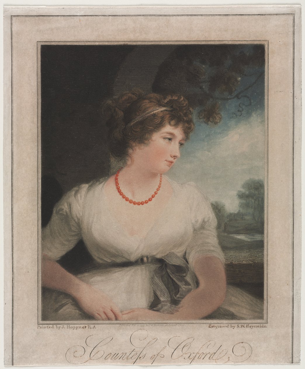 The Countess of Oxford by Samuel William I Reynolds
