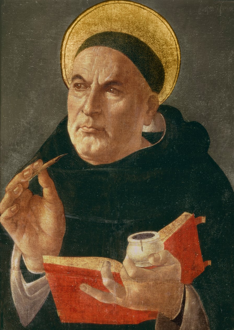 St. Thomas Aquinas by Sandro Botticelli