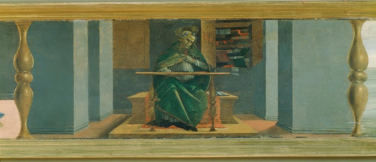 Saint Augustine in the Cell by Sandro Botticelli