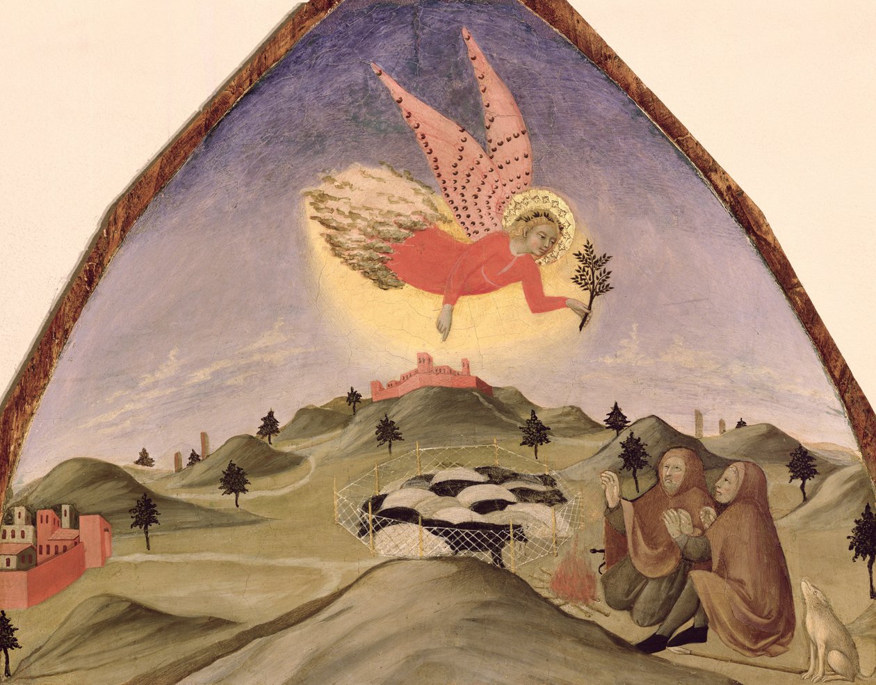 The Annunciation to the Shepherds by Sano di Pietro