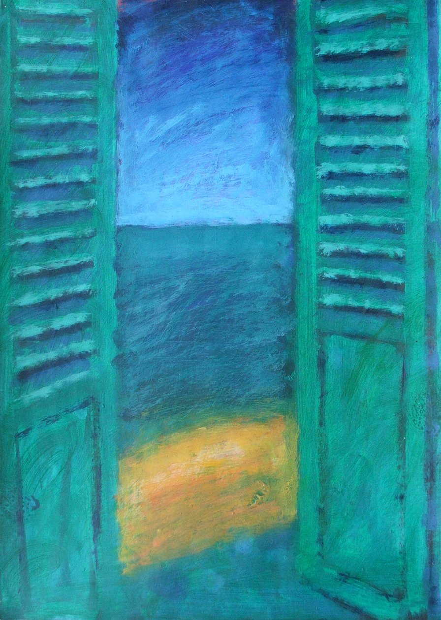 Green Shutters by Sara Hayward