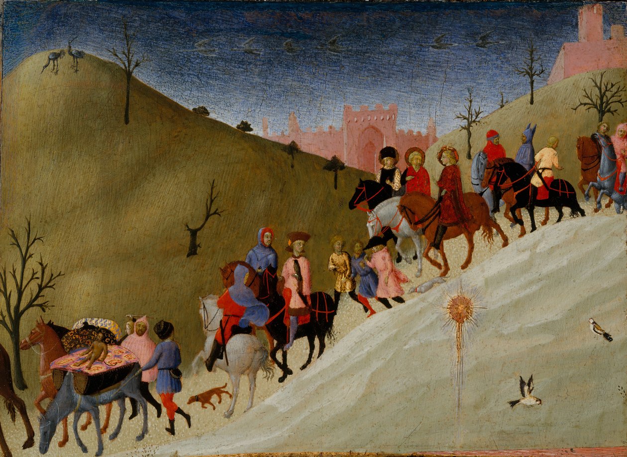 The Journey of the Magi by Sassetta