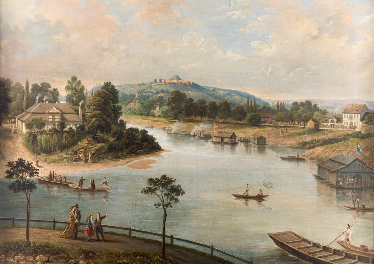View of Krakow by Saturnin Swierzynski