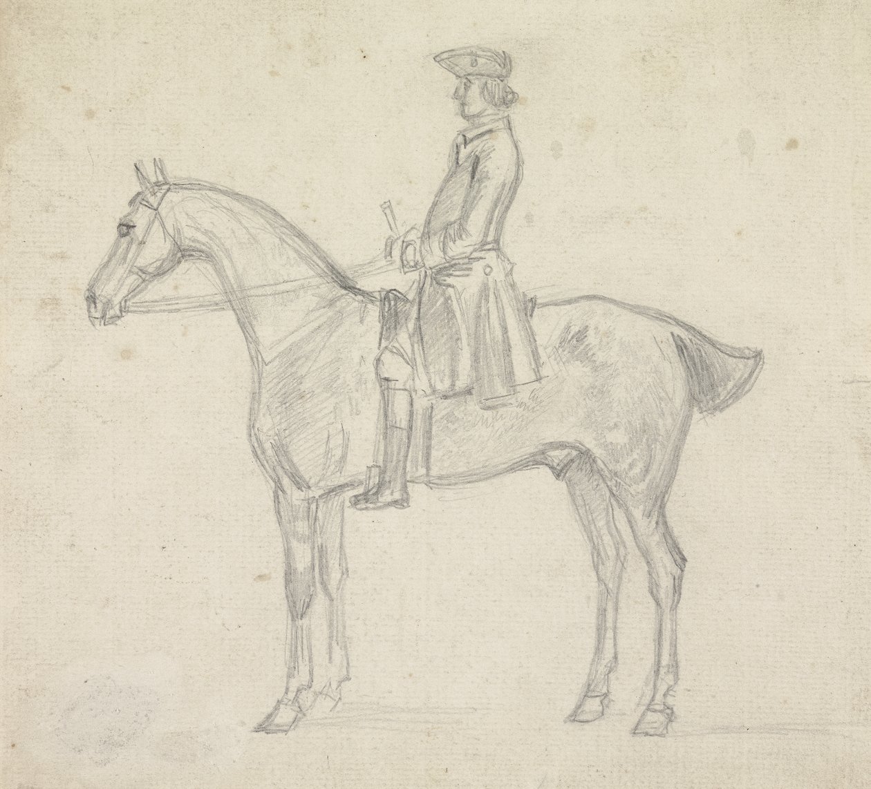 Rider wearing a tricorne hat by Sawrey Gilpin