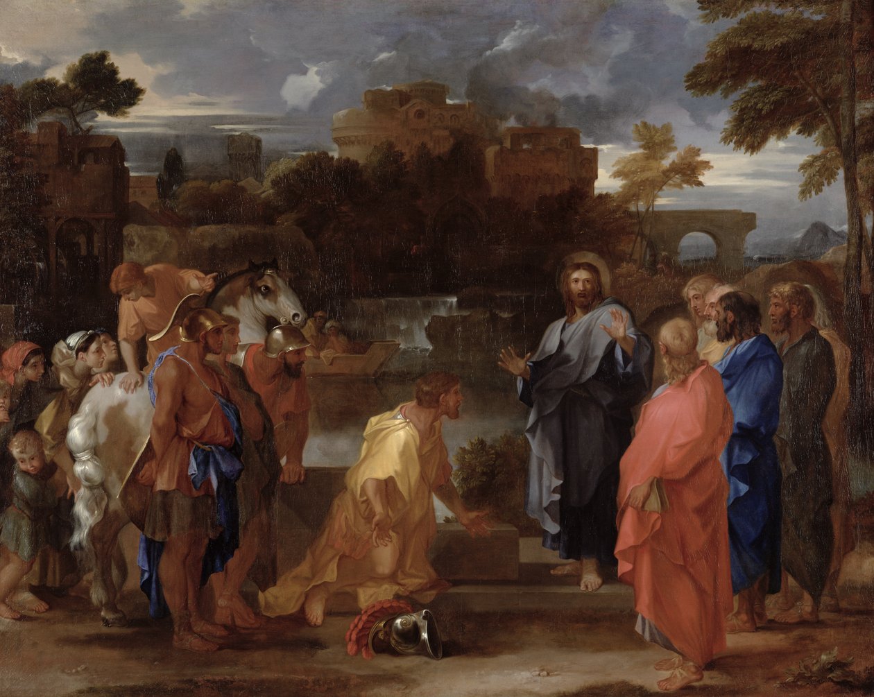 Christ and the Centurion by Sébastien Bourdon