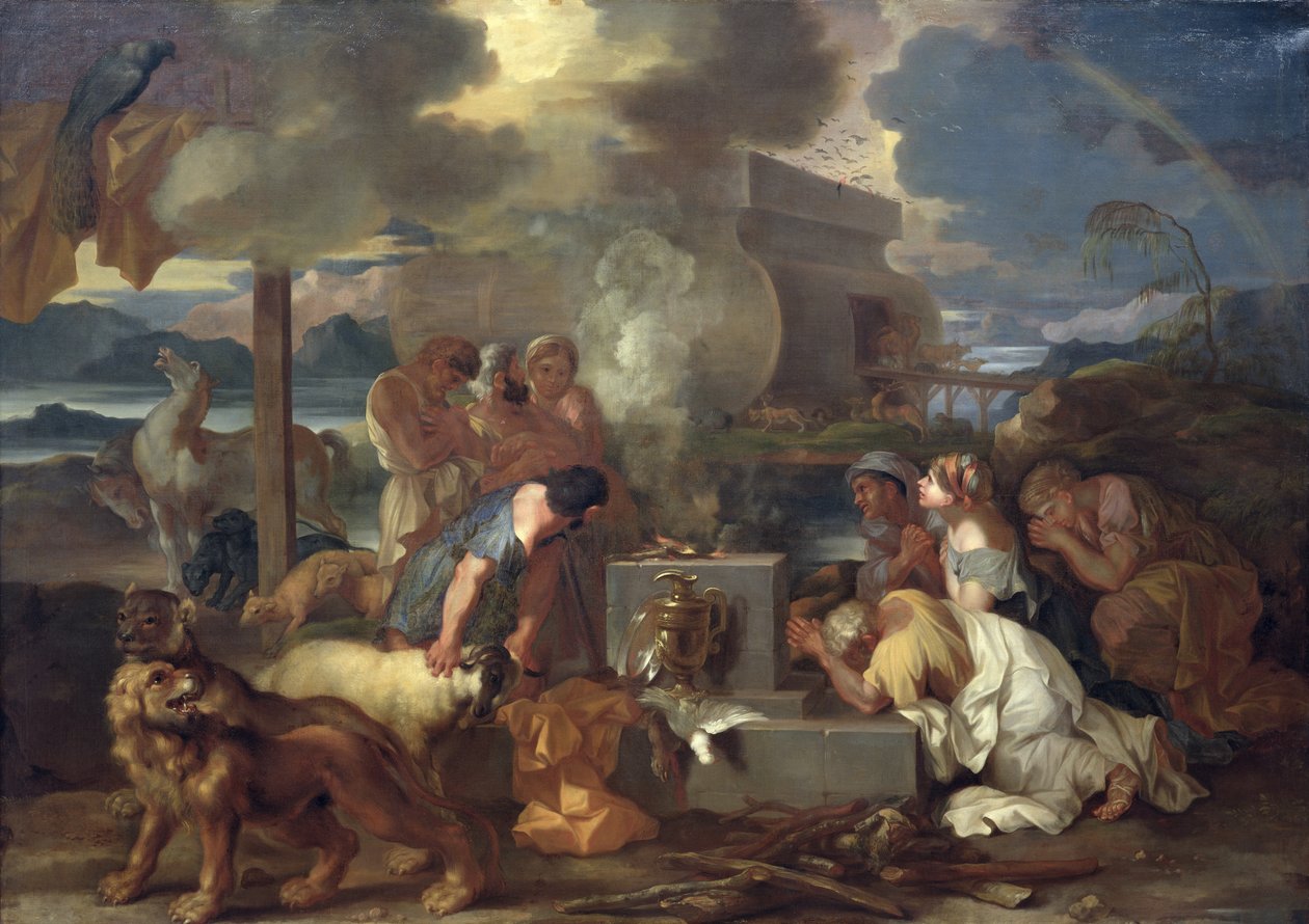 The Sacrifice of Noah, c.1640 by Sébastien Bourdon
