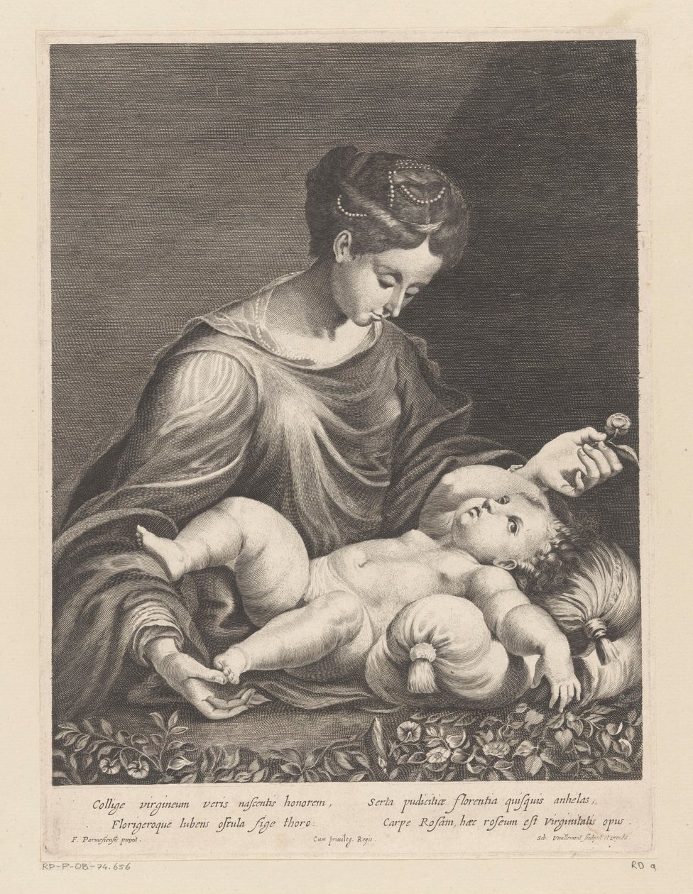 Mary with Child by Sébastien Vouillemont