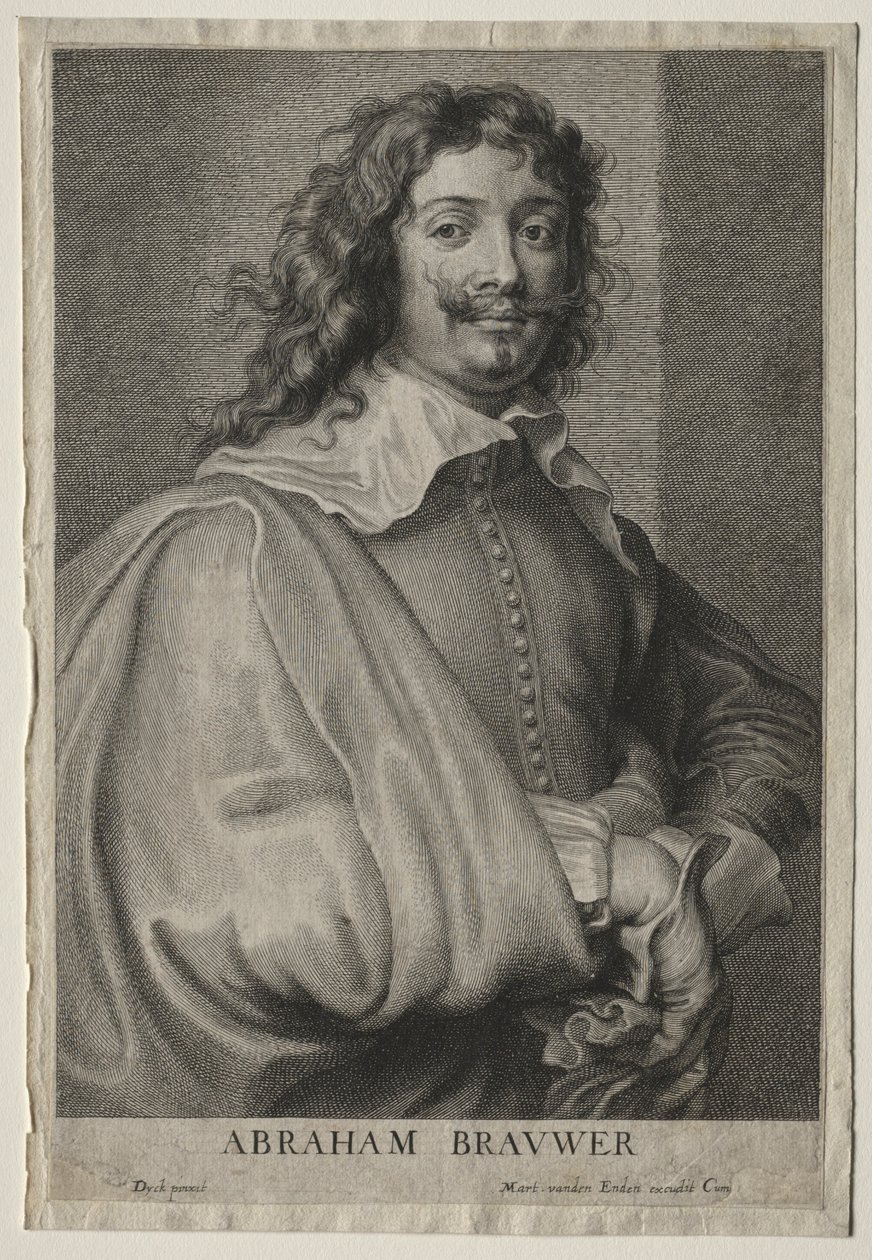 Adrian Brower by Schelte Adams Bolswert