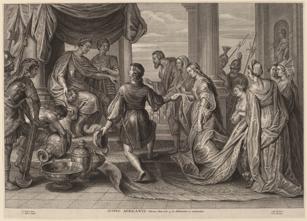 Scipio Africanus by Schelte Adams Bolswert after Sir Peter Paul Rubens