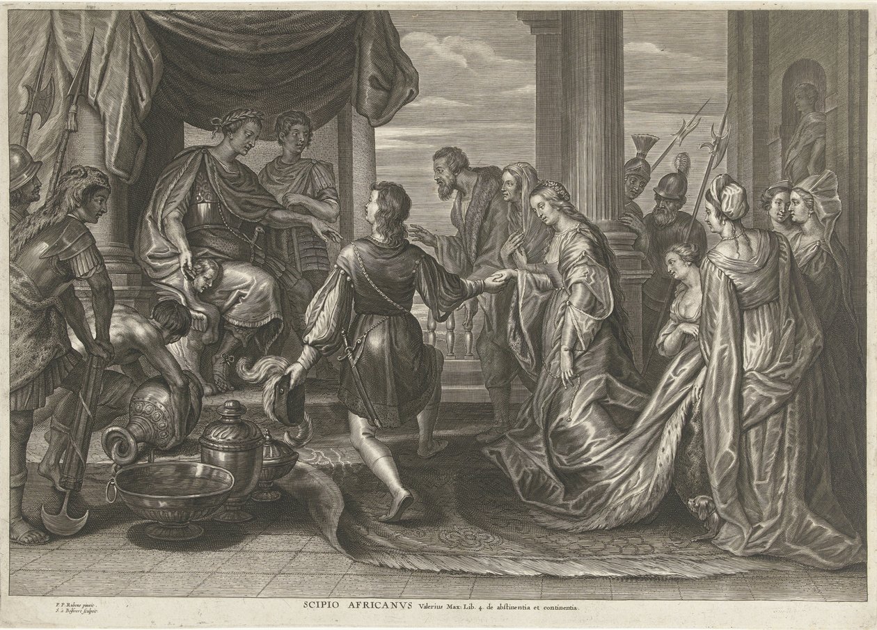 The Generosity of Scipio by Schelte Adamsz. Bolswert