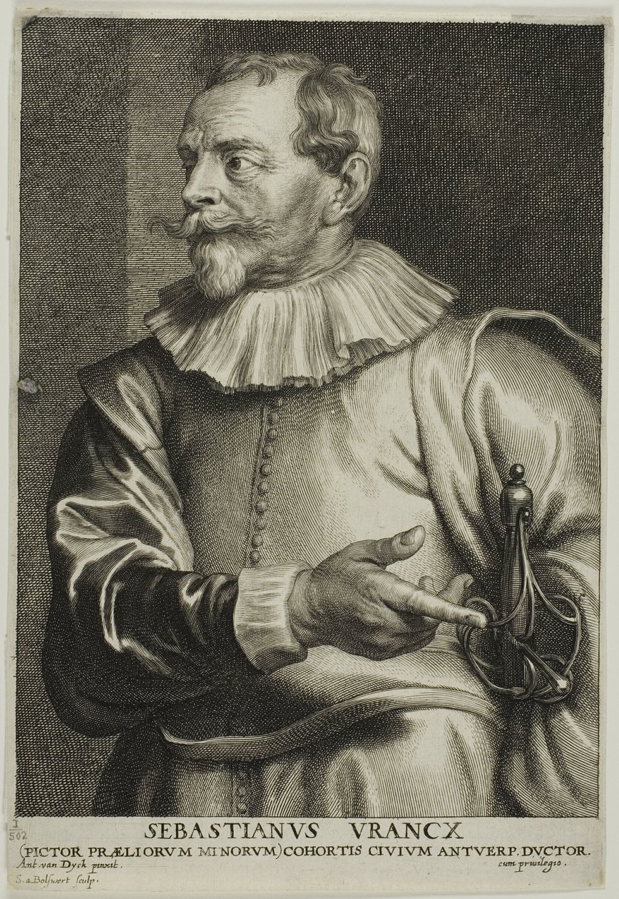 Sebastiaan Vrancx by Schelte Adamsz. Bolswert