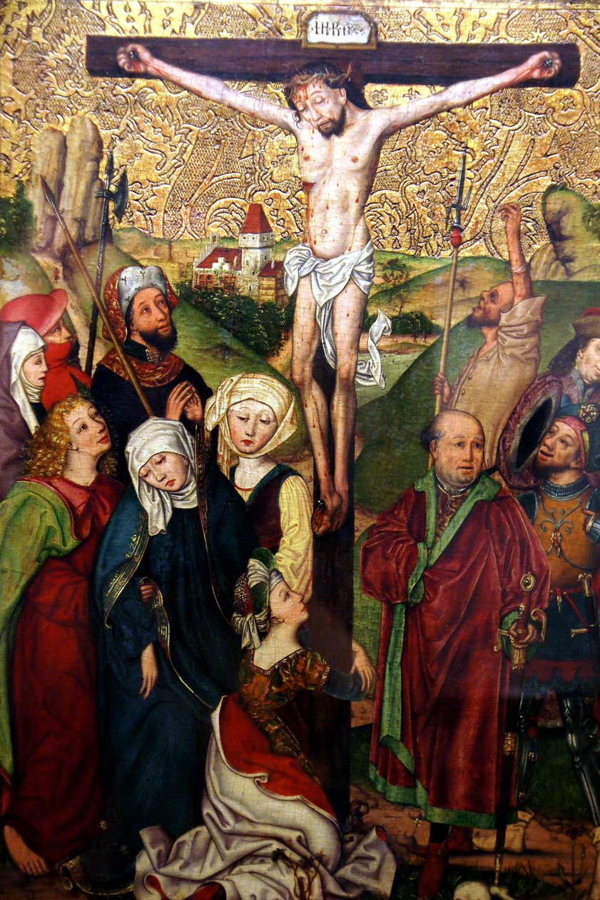 Crucifixion and Lamentation of Christ by School of Michael Wolgemut