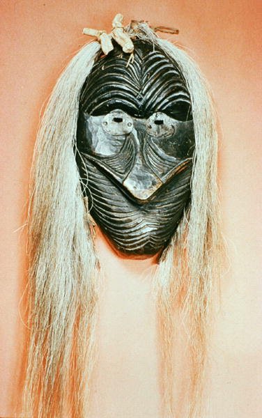 Ceremonial Mohawk Mask by School American