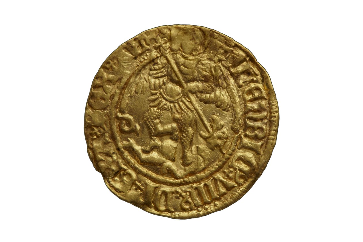 Tudor coin from the Asthall Hoard by School English