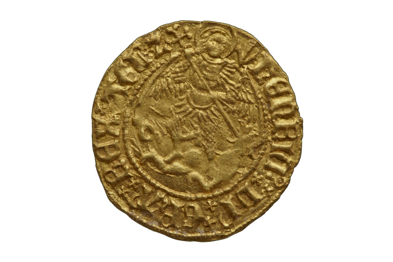 Tudor coin from the Asthall Hoard by School English