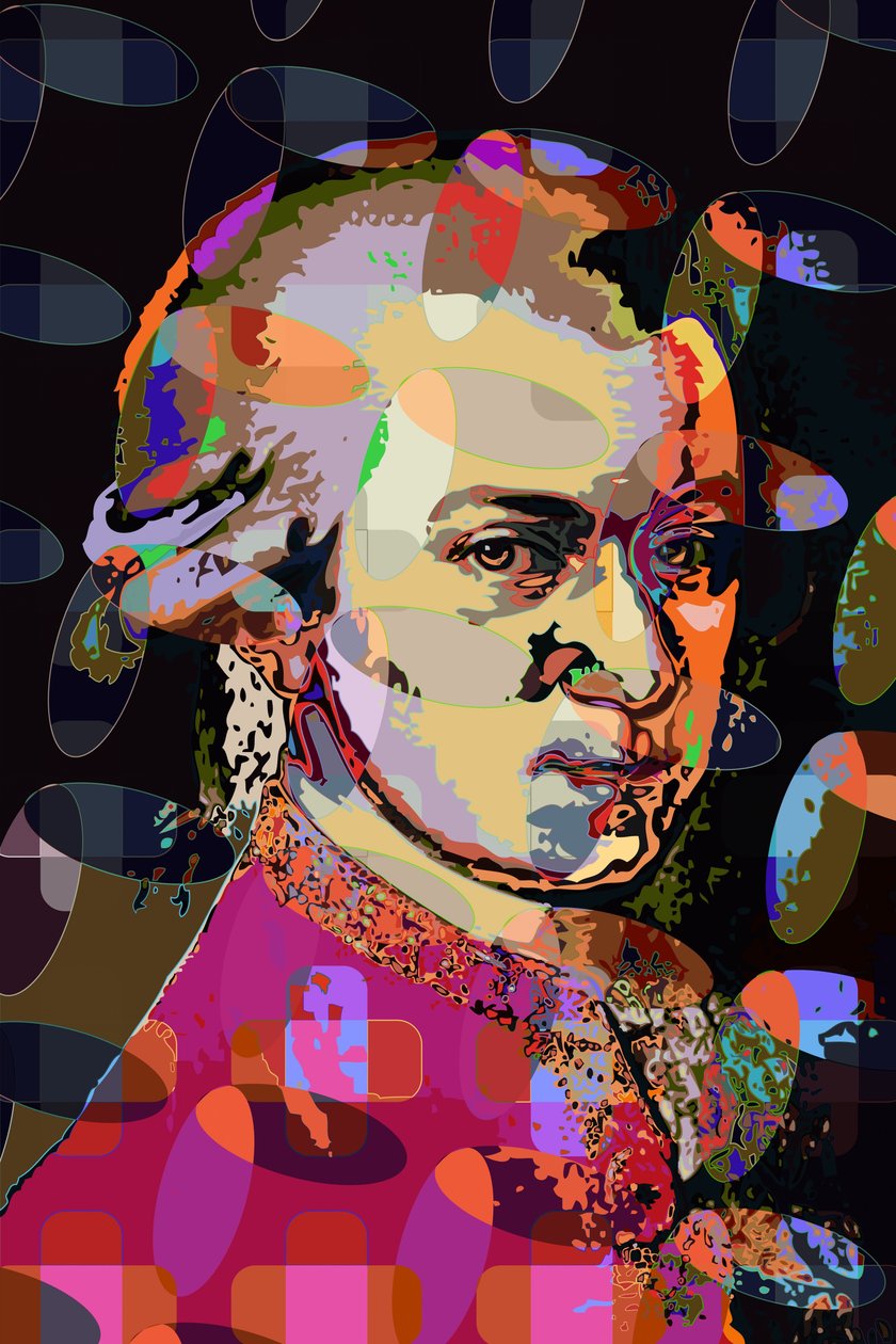 Wolfgang Amadeus Mozart by Scott J. Davis