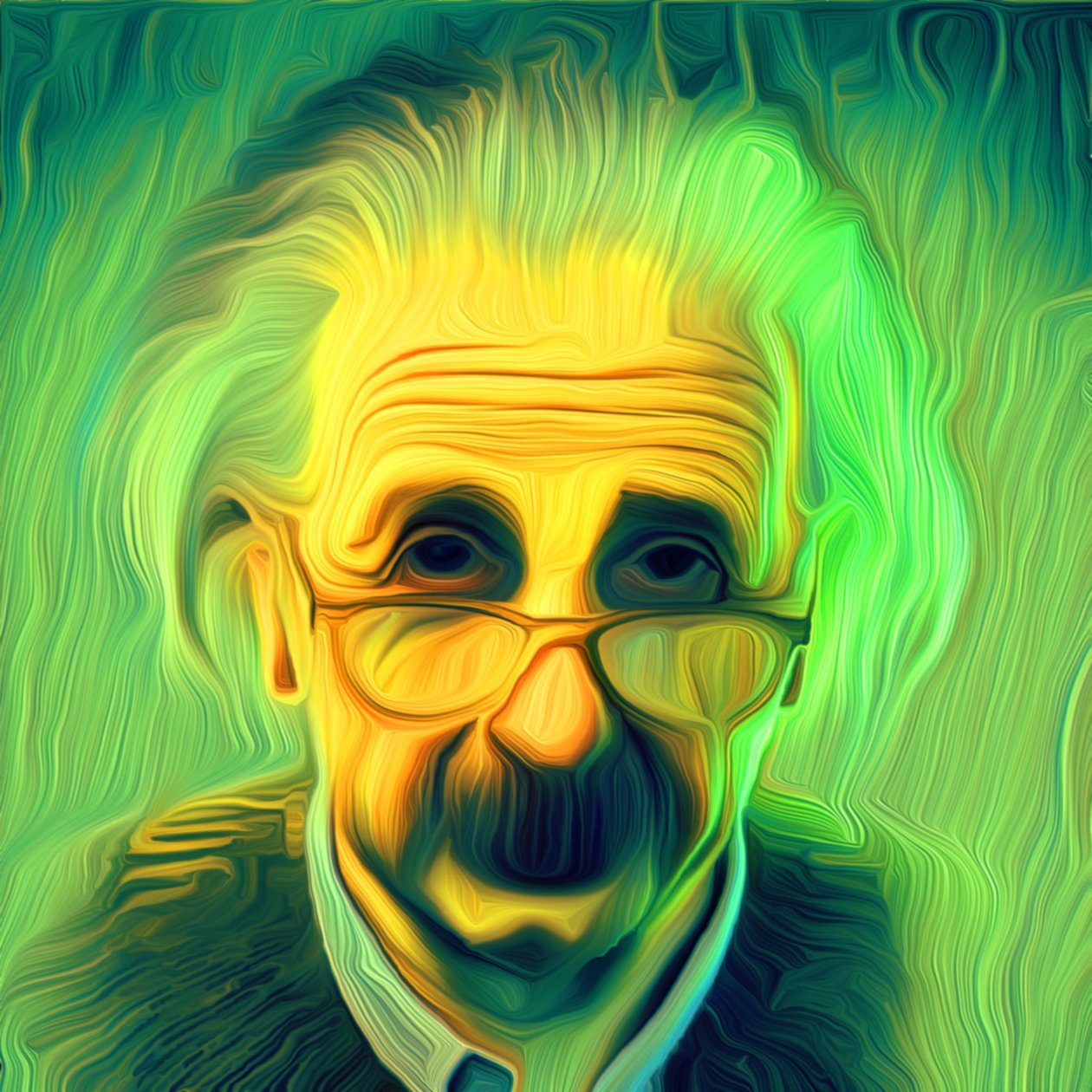Albert Einstein 1 by Scott J. Davis