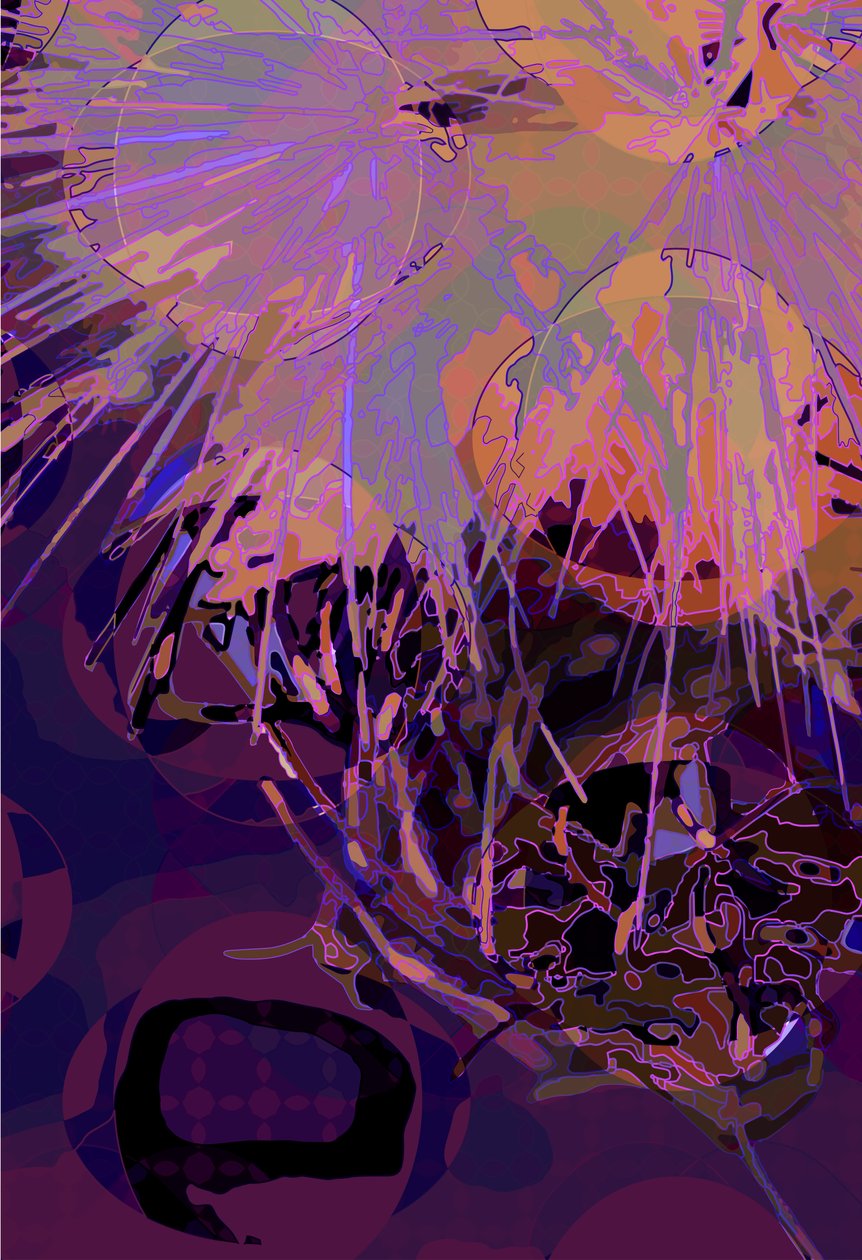 Artichoke_abst_vert10 by Scott J. Davis