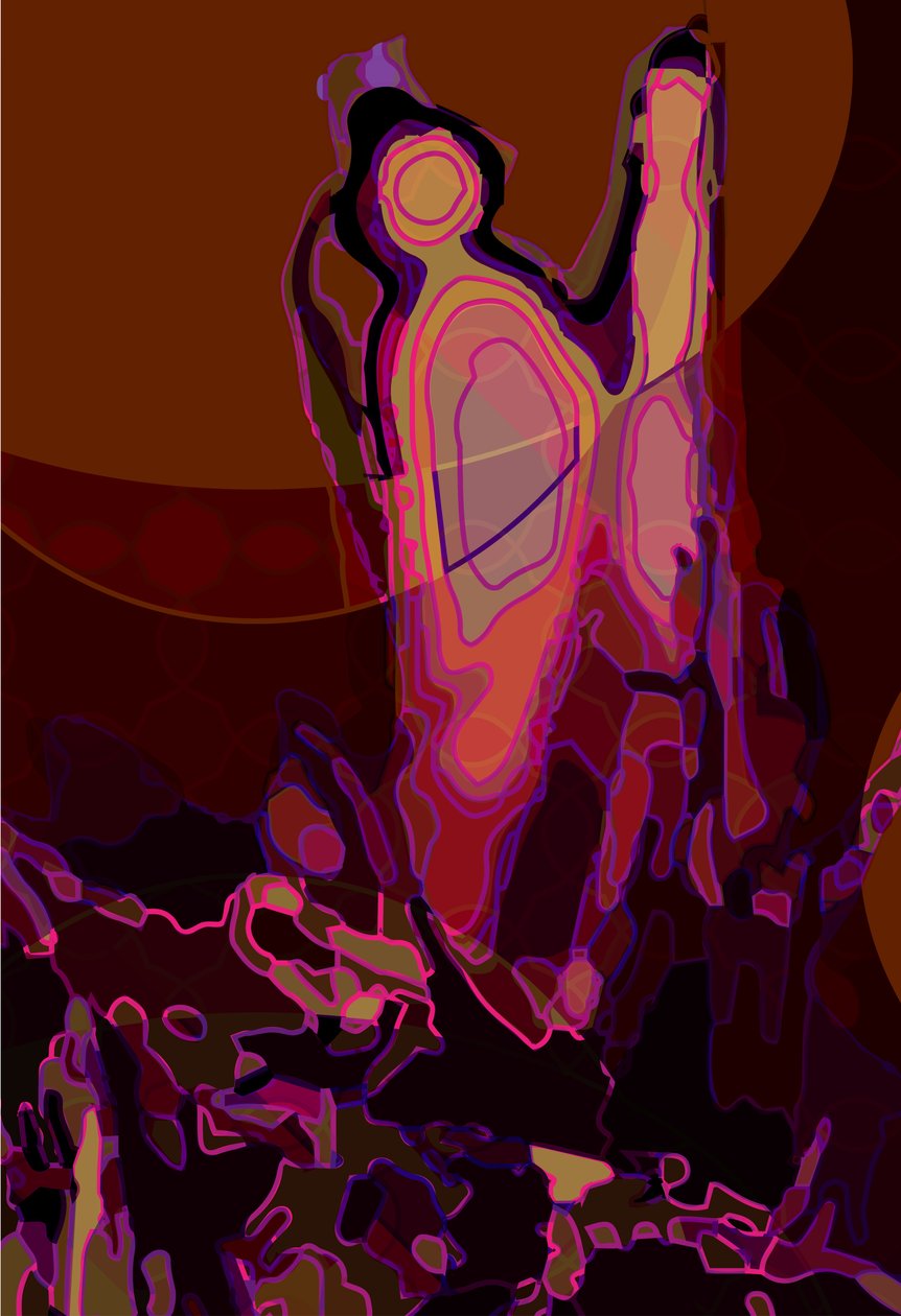 Artichoke_abst_vert6a by Scott J. Davis