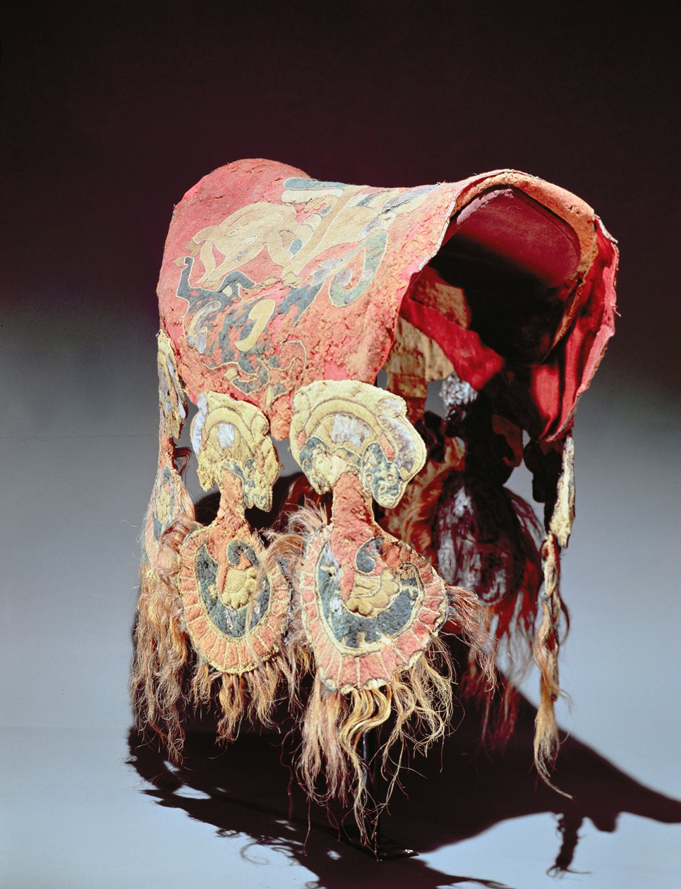 Saddle Cover with griffins attacking goats by Scythian