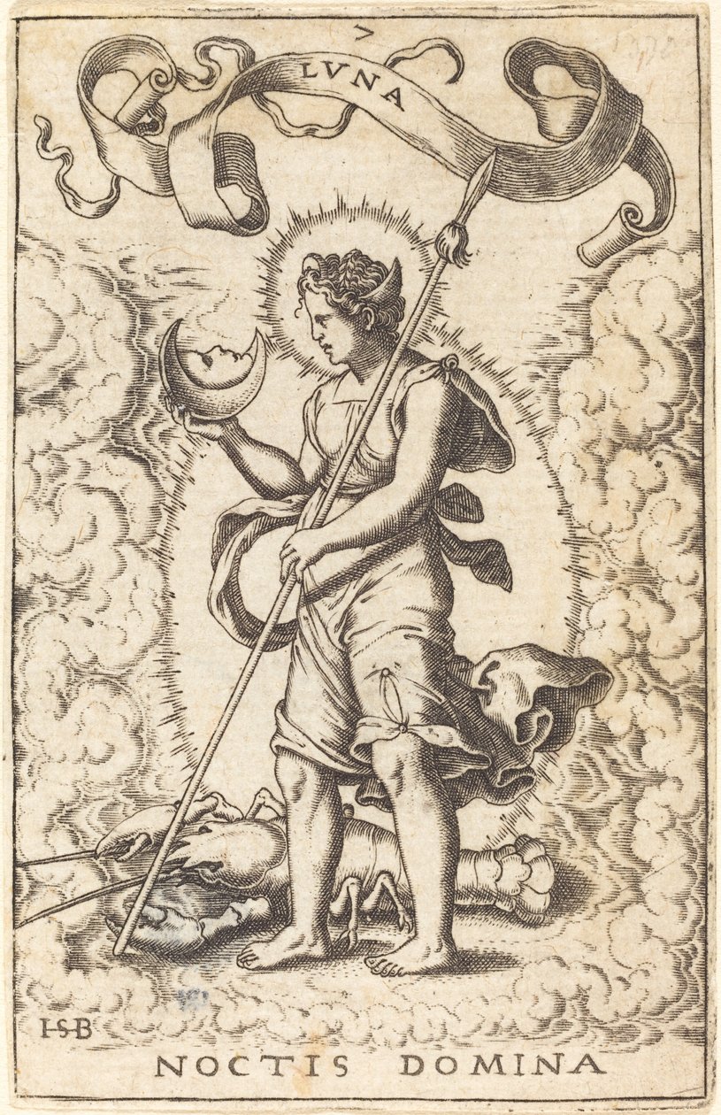 Luna by Sebald Beham
