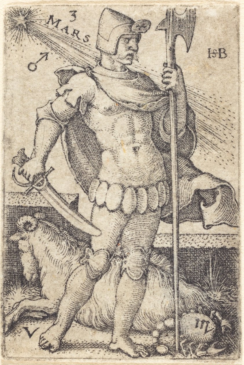 Mars by Sebald Beham