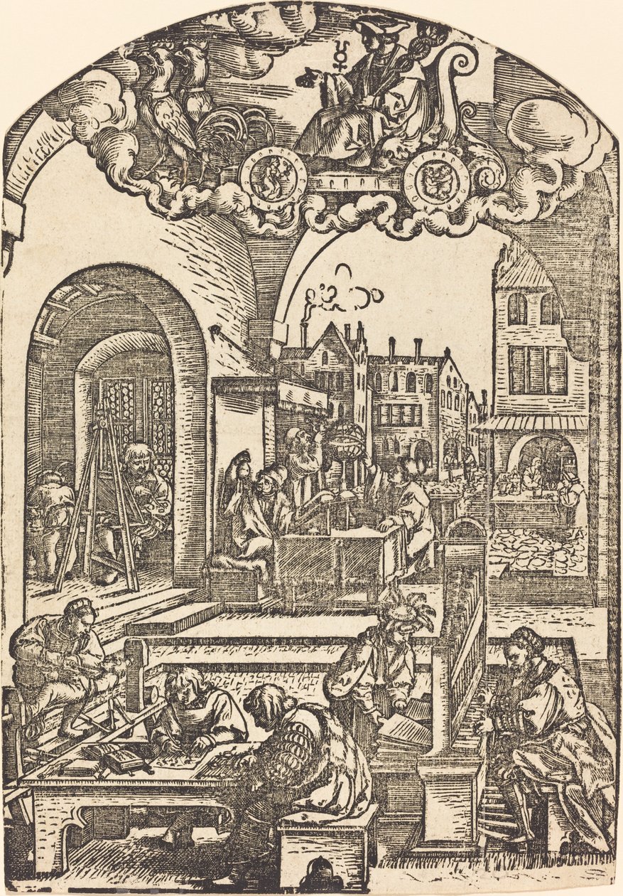 Mercury by Sebald Beham